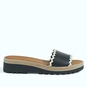 Leather Flatform Sandals